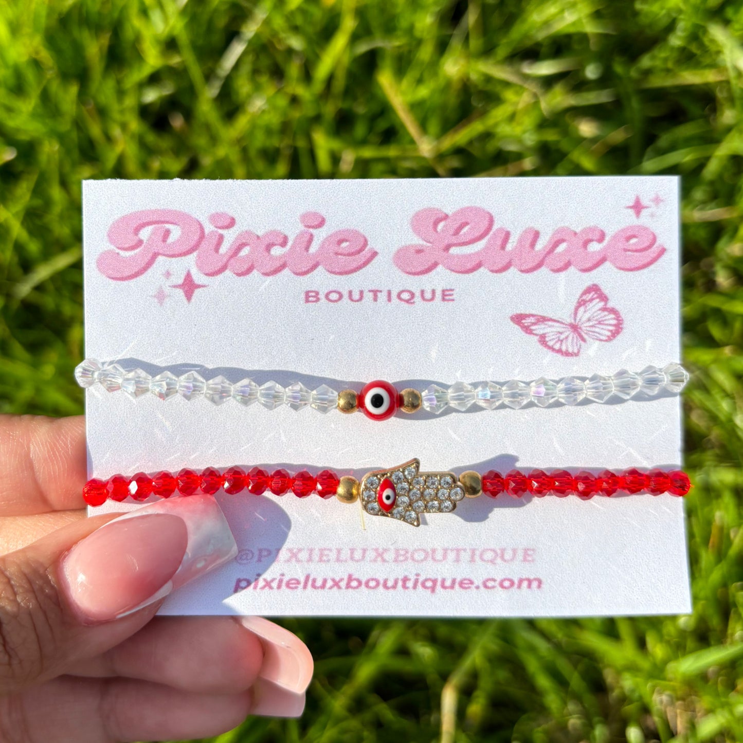 Red Bracelet Set