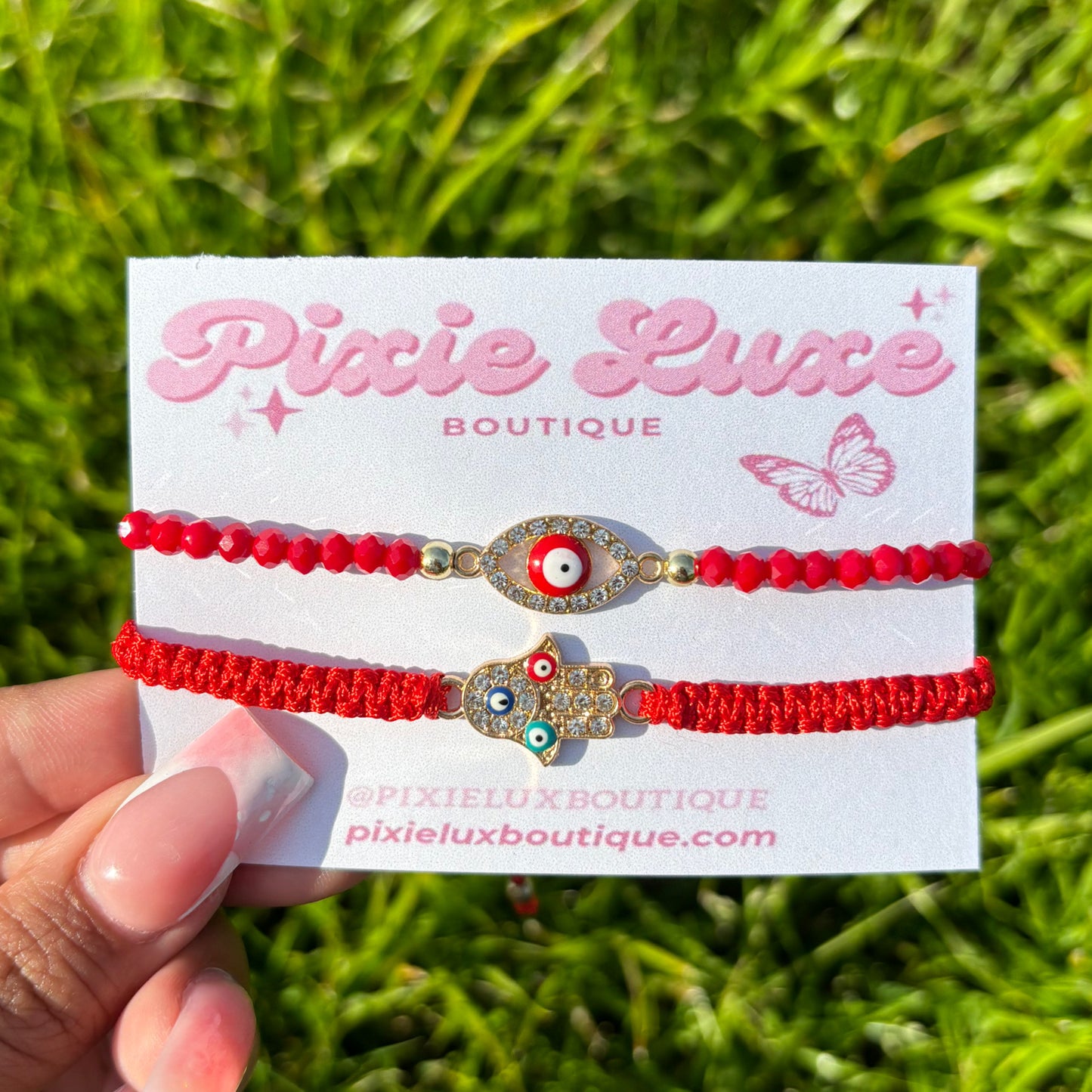 Red Bracelet Set