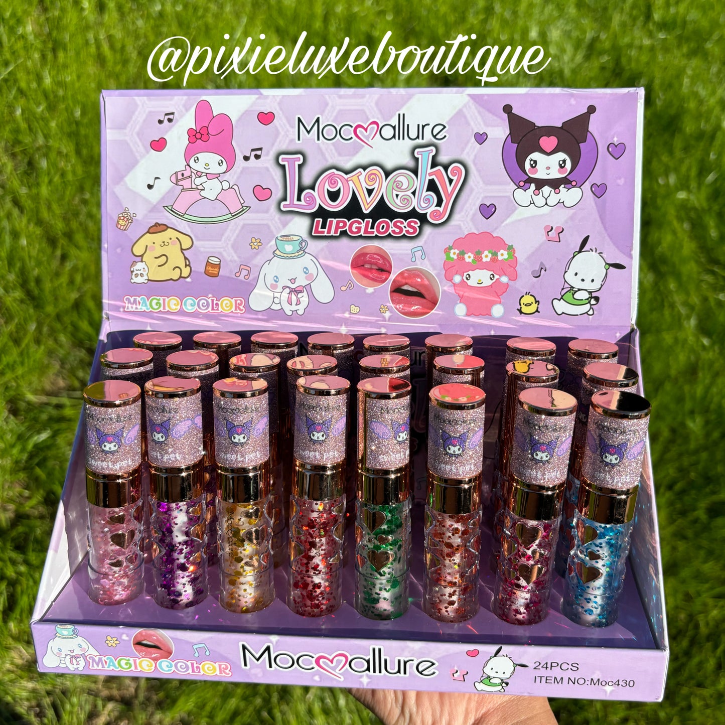 Kuromi Glitter Gloss