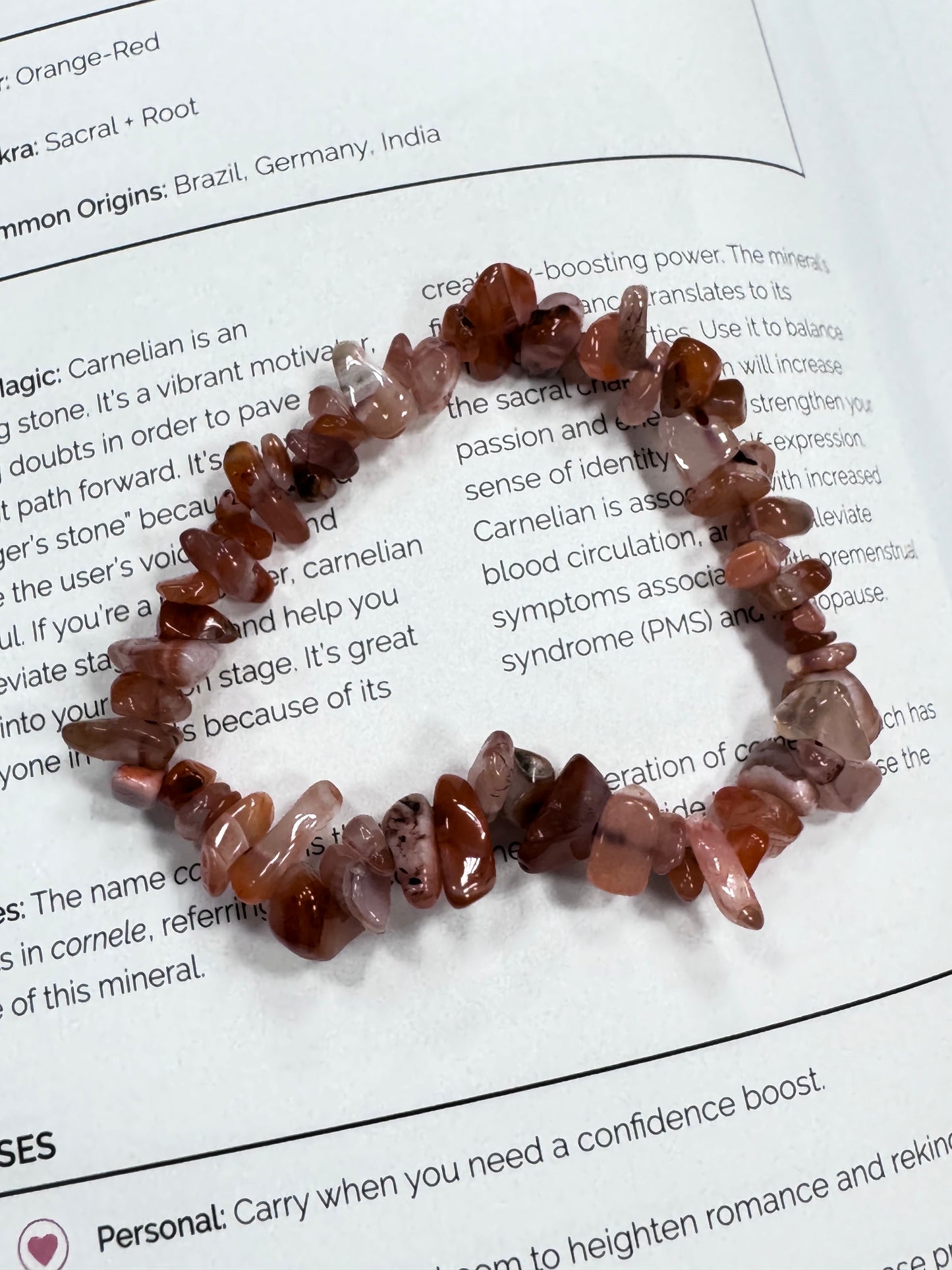Raw Chip Bracelet