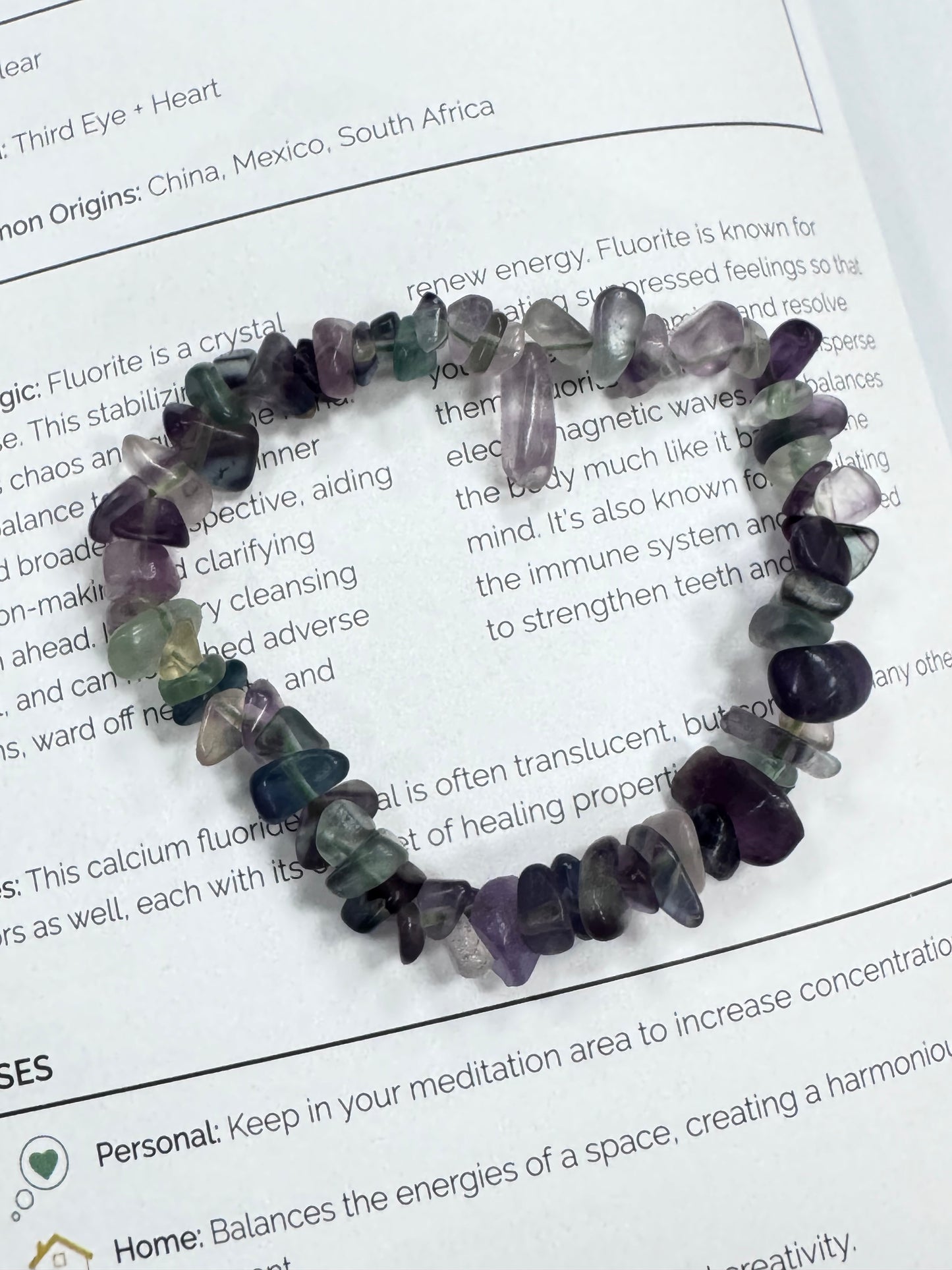 Raw Chip Bracelet
