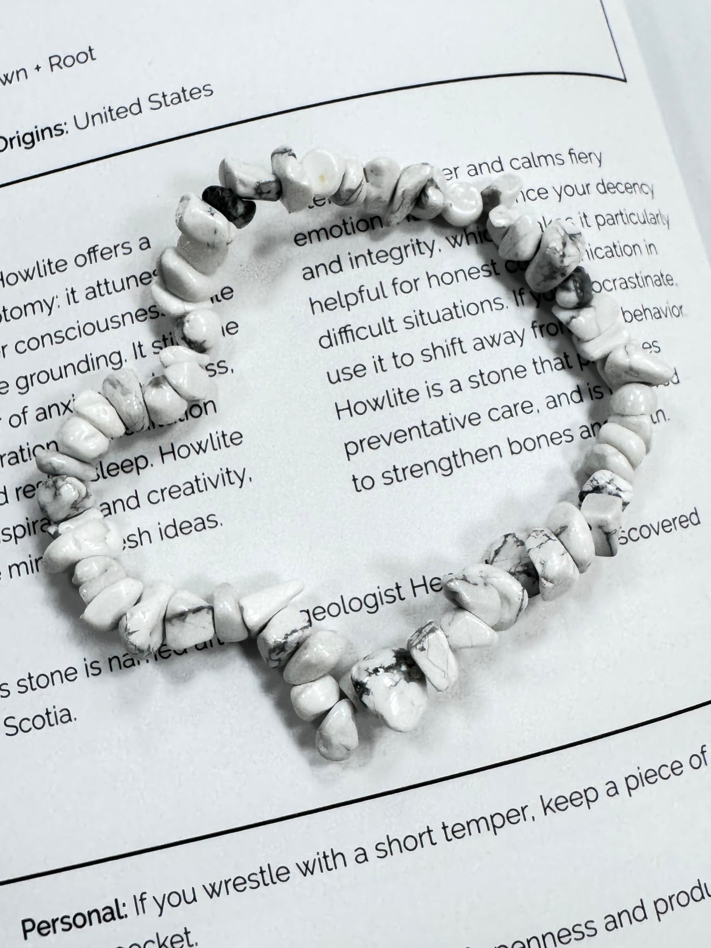 Raw Chip Bracelet