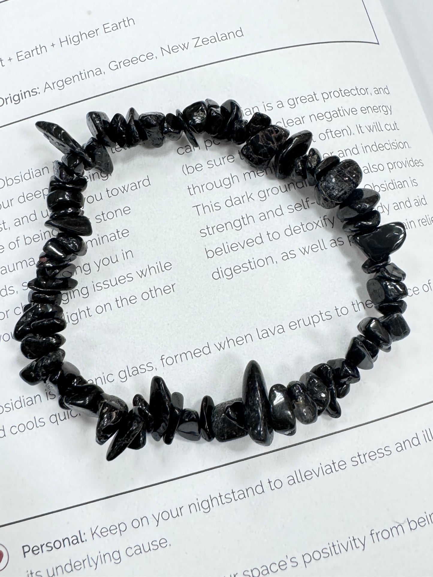 Raw Chip Bracelet