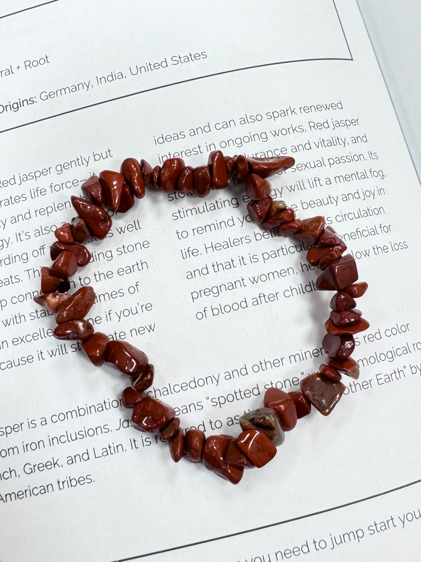 Raw Chip Bracelet