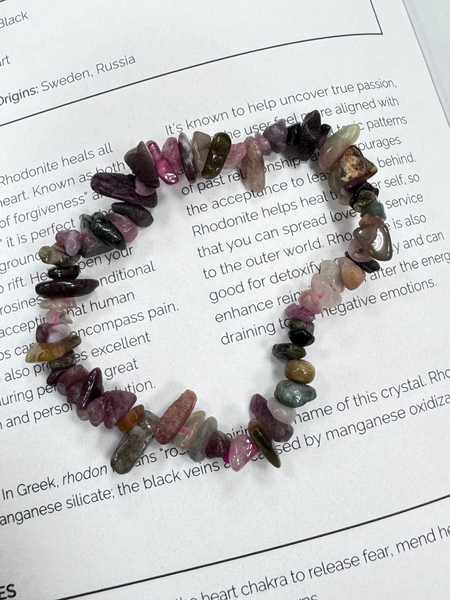 Raw Chip Bracelet