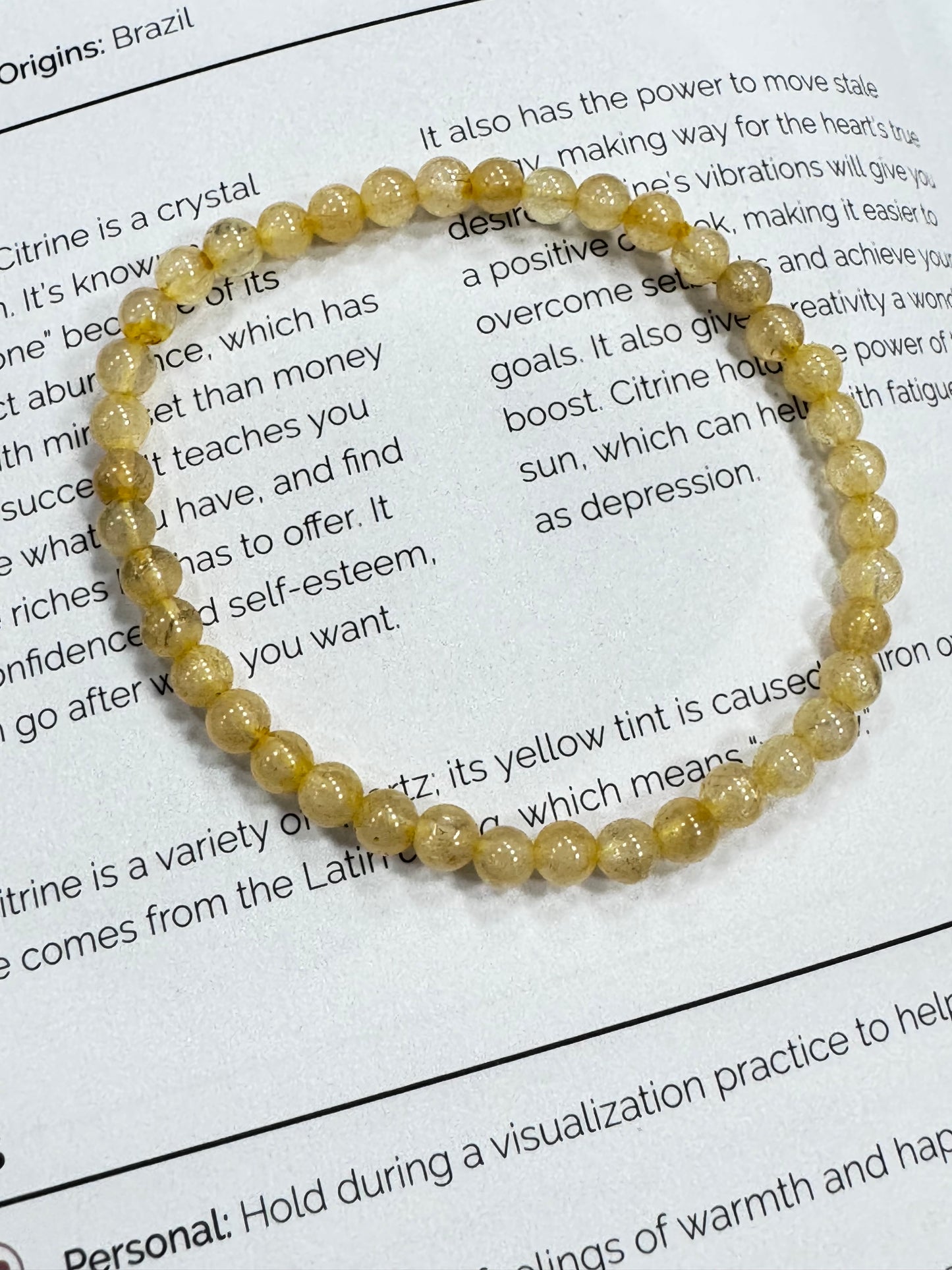 4mm Crystal Bracelet