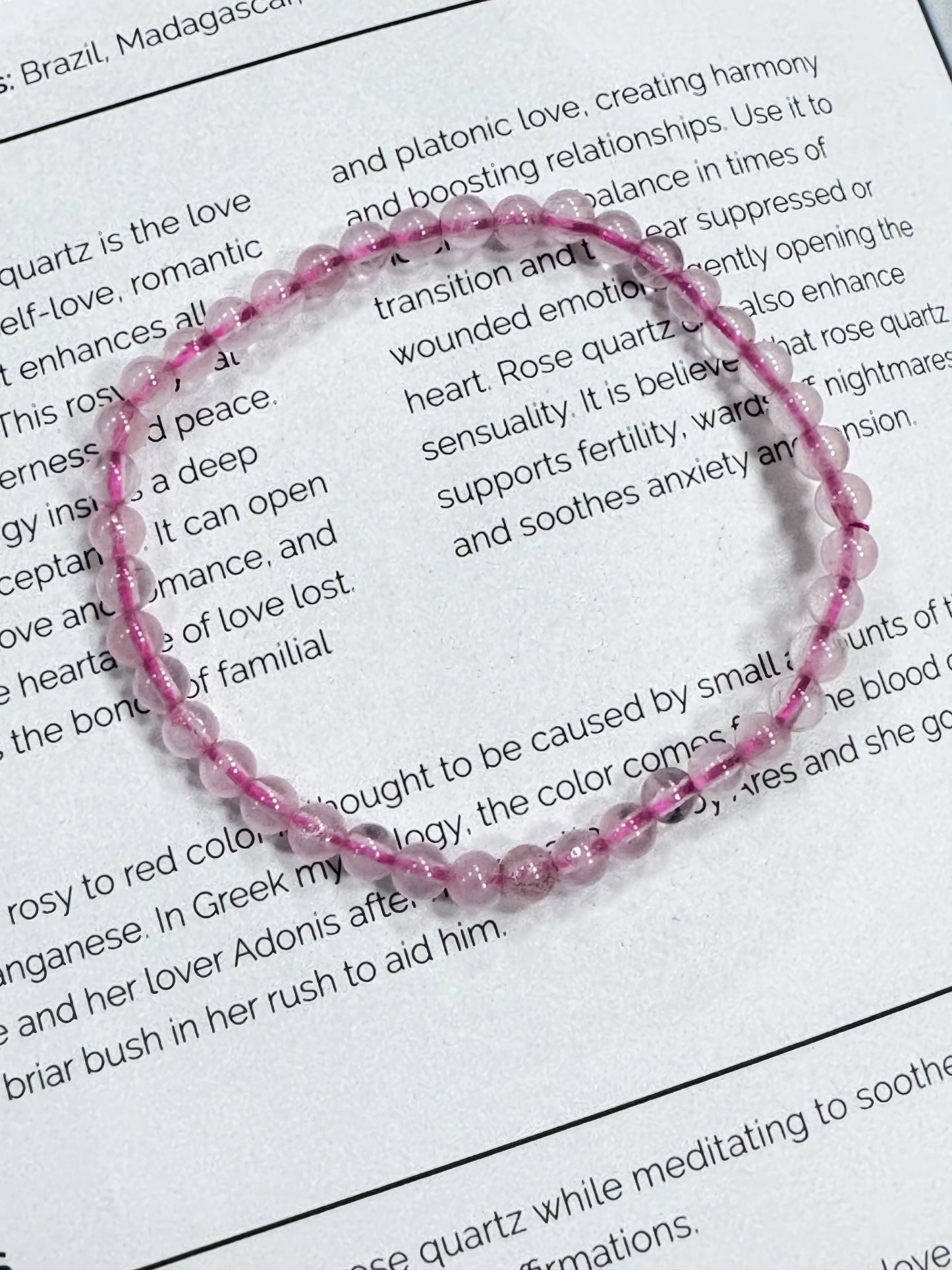 4mm Crystal Bracelet